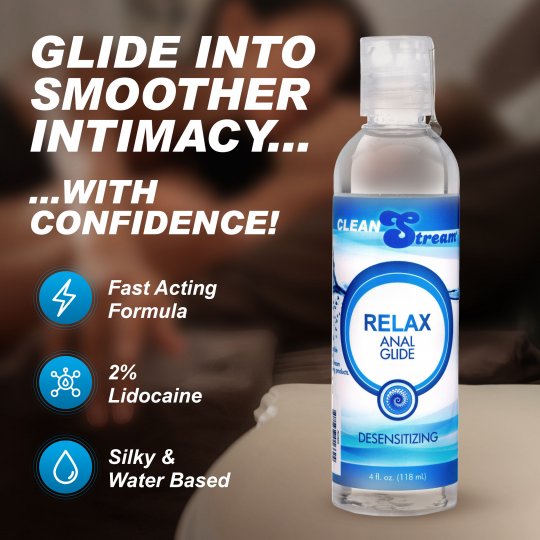 CleanStream Water-Based Anal Lube 8 oz